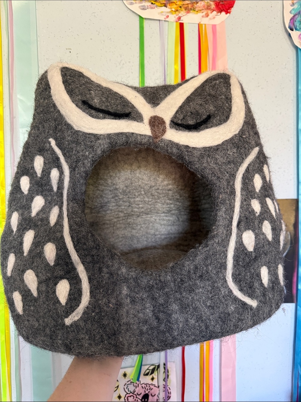 Karma CAT Owl cat bed